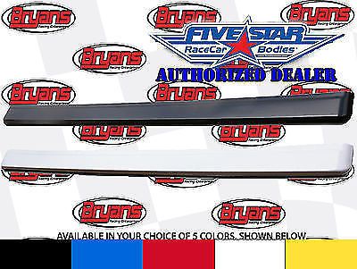 Five star racing bodies 000-5501pb black plastic rocker panel side skirts abc