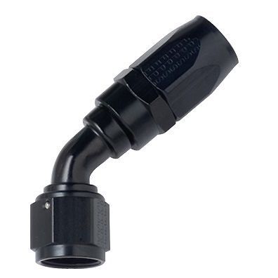 224512bl fragola -12an 45 degree hose end black - series 2000 pro flow hose ends