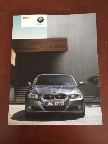 2011 bmw 3 series e90 sedan &amp; wagon us owner&#039;s manual
