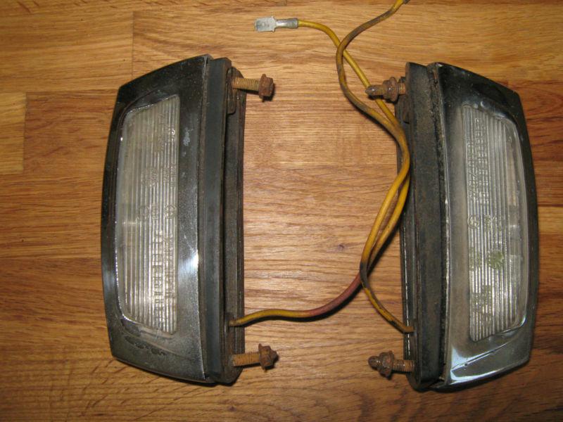 Fiat spider 124 2000 rear license plate lights