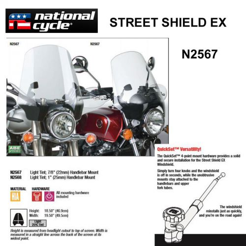 Kawasaki zr750 zepher 1990-1999 national cycle street ex shield n2567