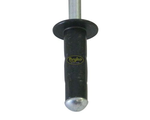 1/8&#034; multi grip black rivets dzus small head pop rivet 50ct racing fasteners