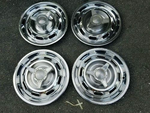 1964 pontiac spinner hubcaps gto lemans tempest bonneville grand prix