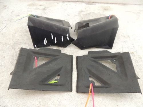 05-07 kawasaki brute force 750 lower rear front plastic a arm guard skid plate b