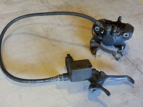 2003 skidoo brake lever line resrvoir master cylinder caliper zx summit mxz etc