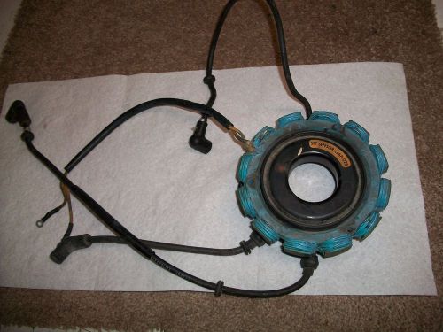 1989 johnson evinrude 175hp outboard motor stator with distributor cap