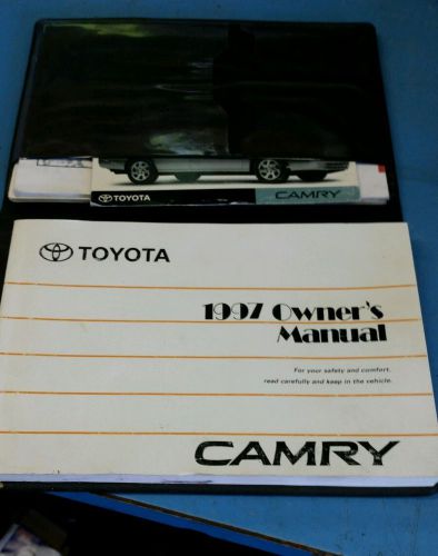 1997 toyota camry owner&#039;s manual  &#034;  excellent used condition &#034; om33466u
