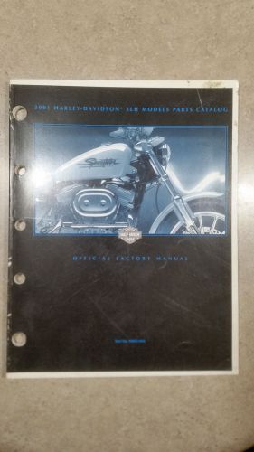 2001 harley davidson xlh models parts catalog part no. 99451-01a