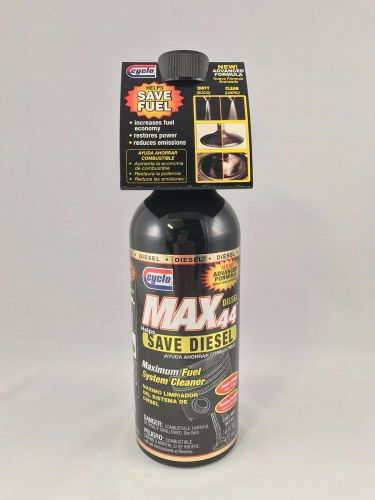 Cyclo max 44 maximum total diesel fuel system cleaner c44d 16oz bottle free ship