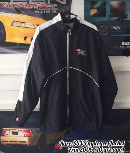 2005-06 ssv ford gt build team employee jacket mustang saleen gt40 svt shelby