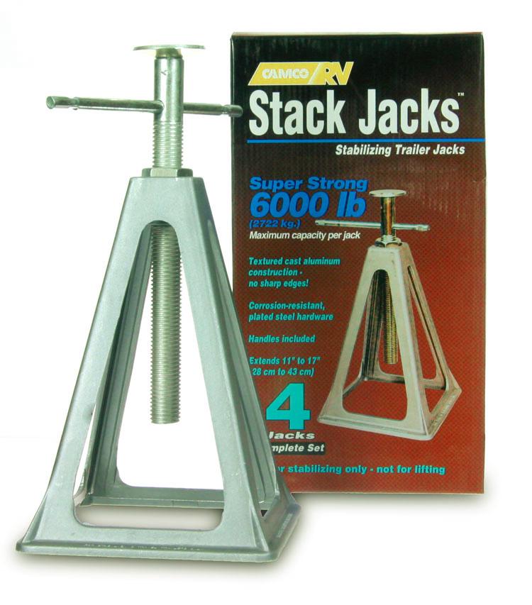 Camco 44560 stack jacks 4 pack camper trailer rv