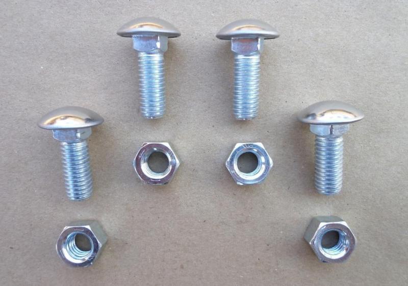 Stainless steel bumper bolts/nuts - gm car/truck nova 442 - show quality! 42-52a