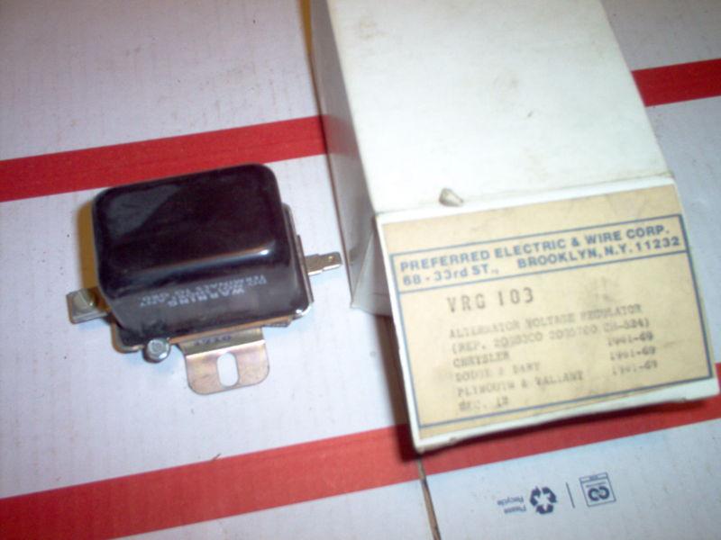 Voltage regulator 61 62 63 1964 1965 1966 1967 1968 1969 chrysler dodge plymouth