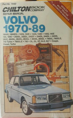 1970-1989 volvo chilton repair manual part 7040 for volvo new collectible
