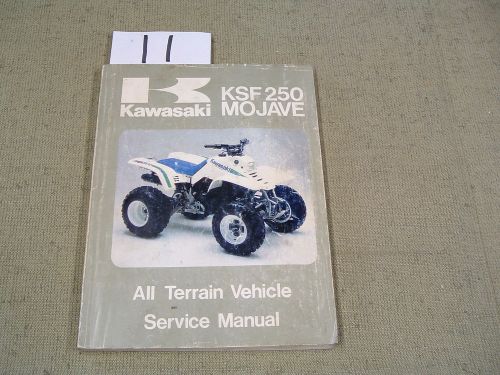 Kawasaki ksf 250 mojave vintage service manual 87-91( in hand ships today free )