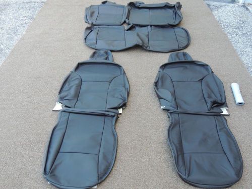 Leather seat covers for  ford fiesta 2011 black 125