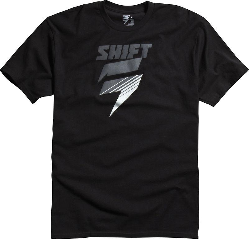 Shift satellite black / grey tee shirt  motocross t-shirt mx 2014 white