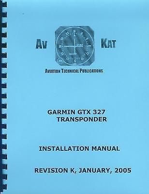 GARMIN GTX-327  INSTALLATION MANUAL, US $30.00, image 1
