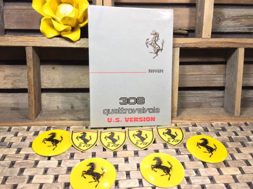 1983 ferrari 308 gts gtb quattrovalvole qv owners manual u.s version (original)