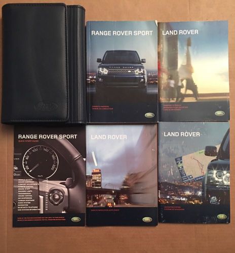 2011 range rover sport owner&#039;s manual with case