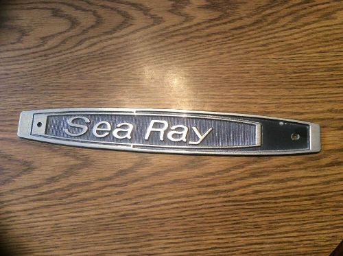 Vintage sea ray boats emblem/badge/script