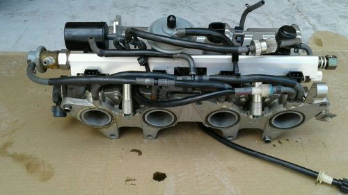 02-07 honda f12x r12 aquatrax turbo throttle body assembly &amp; injectors, intake