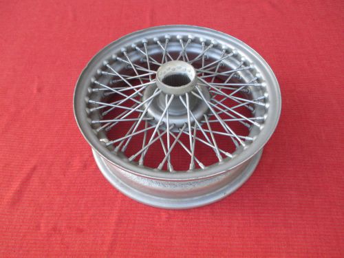 Vintage 60-spoke wire wheel 15&#034; mga austin healey 100 ah 3000 triumph tr3 tr4