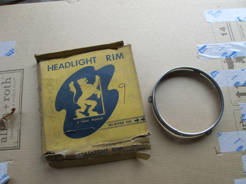 42-52 CHRY DESOTA DODGE PLYMOUTH HEAD LIGHT RING MOULDING TRIM NOS, US $9.95, image 3