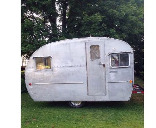 1958 travel trailer camper vintage mobile store rad rod