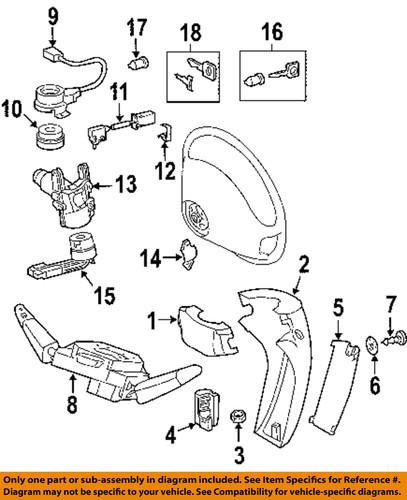 Dodge oem 5103539ac steering column-combo switch