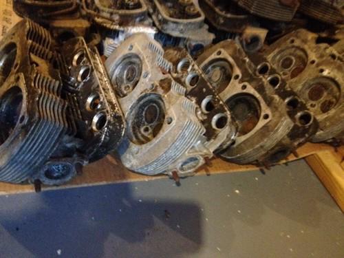 Vintage Air Cooled VW Single Port 1300 Cylinder Head 113 101 373B, US $44.99, image 2