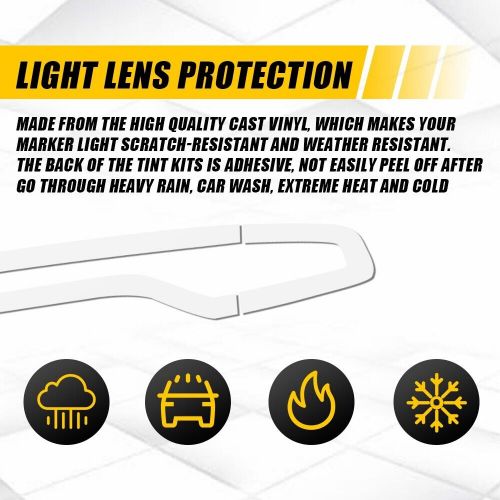 4X White Blackout Tail Light Vinyl Tint Film Overlay For 2015-2023 Dodge Charger, US $59.99, image 3