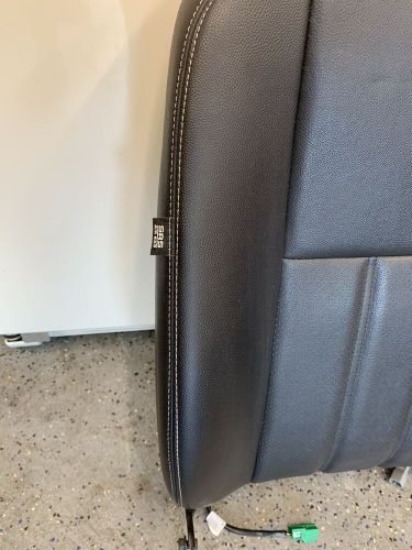 2012 Chrysler Town and Country Dodge caravan RIGHT front seat BLK Leather OEM, US $208.99, image 3