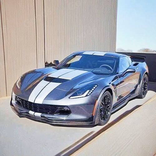 Fit 14-19 Corvette C7 Z06 Stage 3 Front Lip Splitter + Side Winglets Gloss Black, US $199.99, image 19