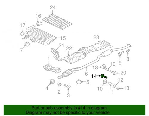 Genuine Mitsubishi Front Mount Bolt MF243660, US $6.29, image 2