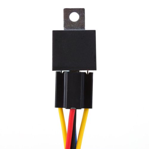 5Set Relay Car Auto Relay 12V 40A 5Pin Wires+Harness Socket Fits For Universal, US $31.04, image 6