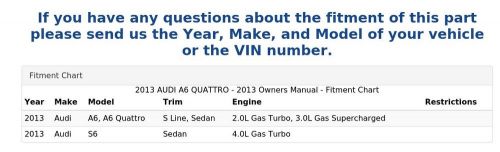 2013 AUDI A6 QUATTRO - 2013 Owners Manual, US $27.99, image 4