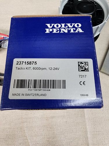 VOLVO PENTA TAMD AD DIESEL 12V TACHOMETER 23715875 NEW, US $425.10, image 4