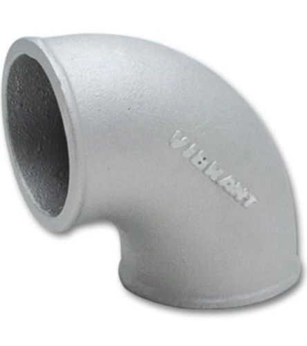Vibrant performance 2873 90 degree tight radius aluminum elbow gray, 2-1/2"