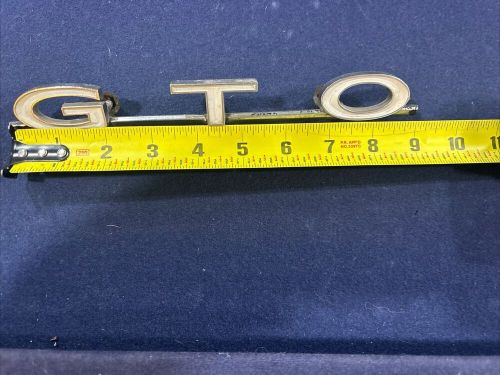 1968 1969 pontiac gto grille emblem trunk? oem