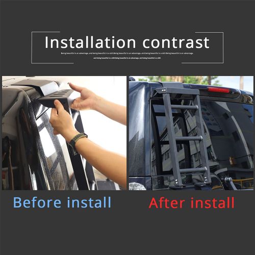 Buy Aluminum Tailgate Side Ladder Foot Step Rack For Land Rover ...