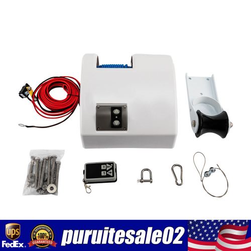 45 LBS Free Fall Saltwater Boat Electric Anchor Winch Marine W/ Wireless Remote, US $194.17, image 12