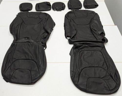 For Jeep Cherokee Latitude Trailhawk 2014-2017 Black Leather Seat Covers A200, US $549.00, image 6