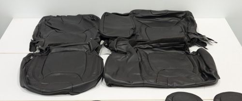 For Jeep Cherokee Latitude Trailhawk 2014-2017 Black Leather Seat Covers A200, US $549.00, image 7