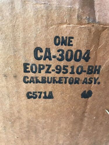 Motorcraft 1 BBL 1-Barrel E0PZ-9510-BH E0PE BHA Rare NOS New In Box!, US $349.99, image 3