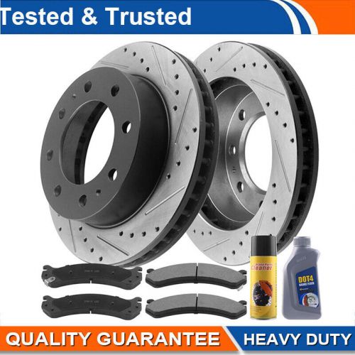 Front Brake Rotors Brake Pads for Chevy Express 3500 GMC Savana 3500 Brake Disc, US $149.26, image 6