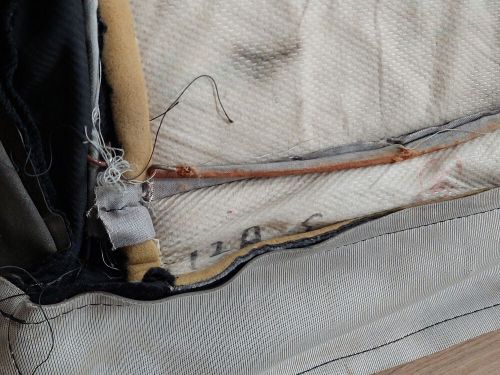 1988-1989 Honda CRX SI Front Seat Factory Lower Cover OEM upholstery trim fabric, US $149.95, image 5