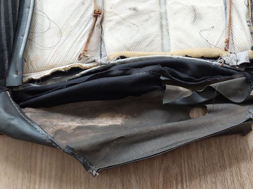 1988-1989 Honda CRX SI Front Seat Factory Lower Cover OEM upholstery trim fabric, US $149.95, image 7