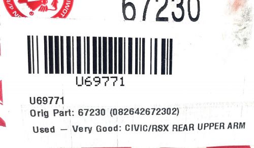 SPC Performance Rear Upper Arm, For Civic/RSX, Black, 67230, US $69.95, image 3