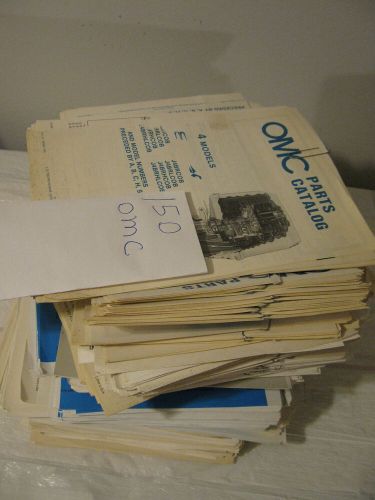 160+ POUNDS HUGE LOT 655 outboard Parts catalogs Johnson evinrude manuals, US $995.00, image 5